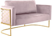 Casa Pink Velvet Loveseat image