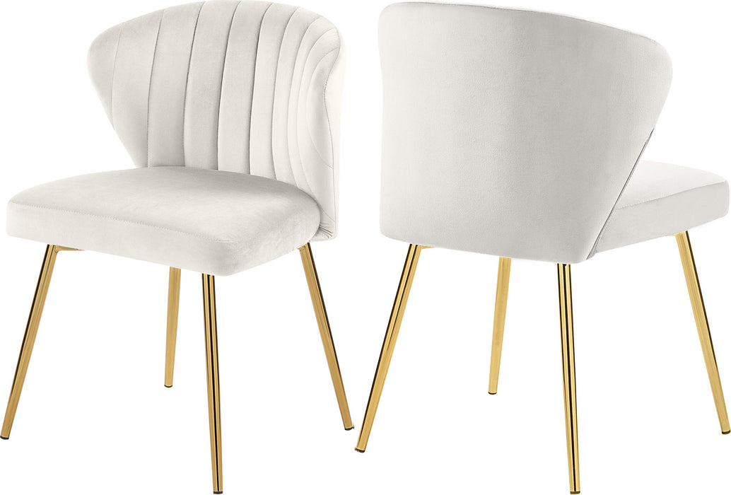 Finley Cream Velvet Dining Chair image