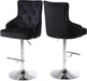 Claude Black Velvet Adjustable Stool image