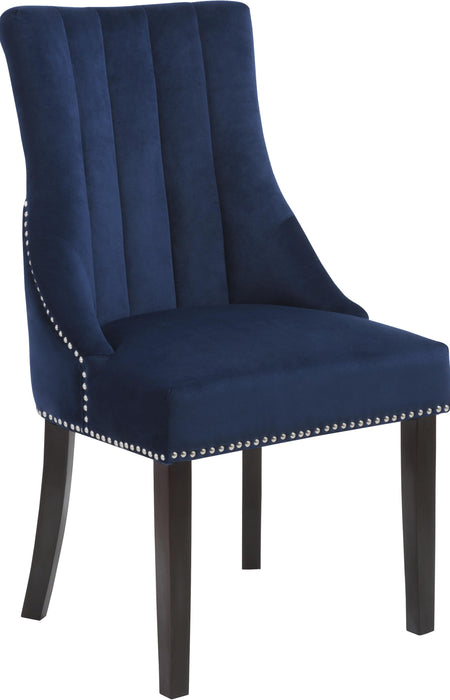 Oxford Navy Velvet Dining Chair