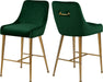 Owen Green Velvet Stool image