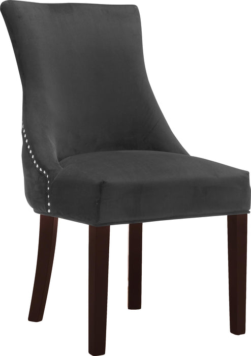 Hannah Grey Velvet Dining Chair