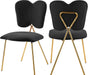 Angel Black Velvet Dining Chair image