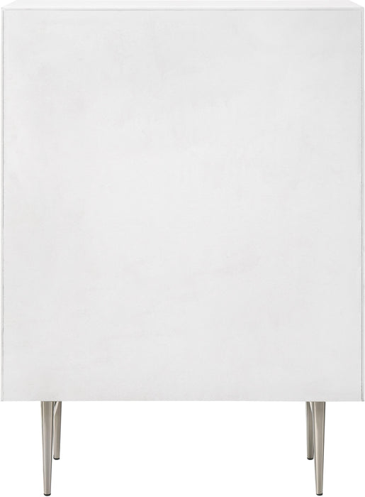 Modernist White Gloss Chest