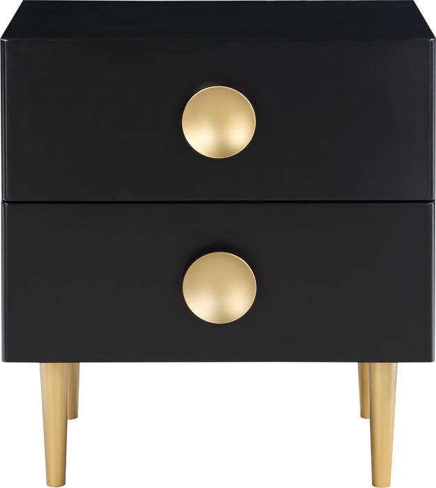 Zayne Black Night Stand