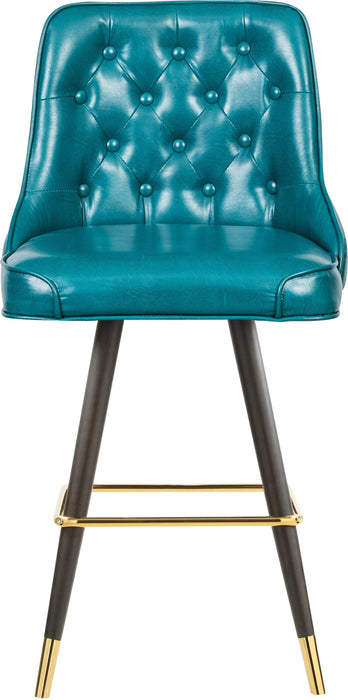 Portnoy Teal Faux Leather Counter/Bar Stool