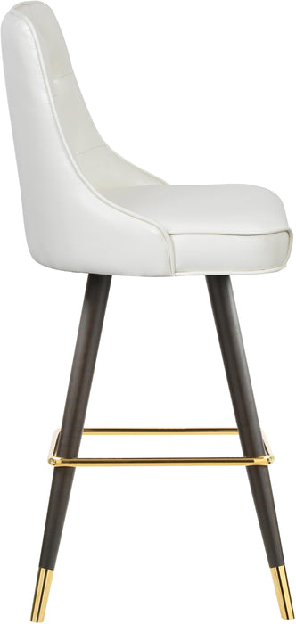 Portnoy White Faux Leather Counter/Bar Stool