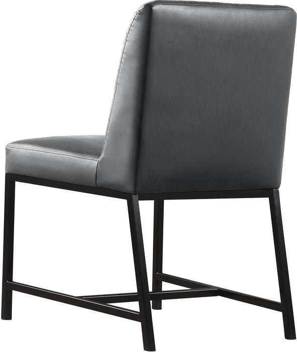 Bryce Grey Faux Leather Dining Chair