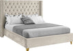 Barolo Cream Velvet King Bed image