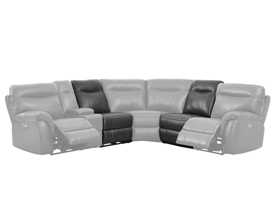 New Classic Atlas Power Armless Recliner in Gray