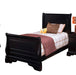 New Classic Belle Rose Youth Twin Sleigh Bed in Black Cherry image