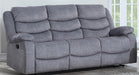 New Classic Furniture Granada Dual Recliner Sofa in Gray image