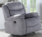 New Classic Furniture Granada Glider Recliner in Gray image