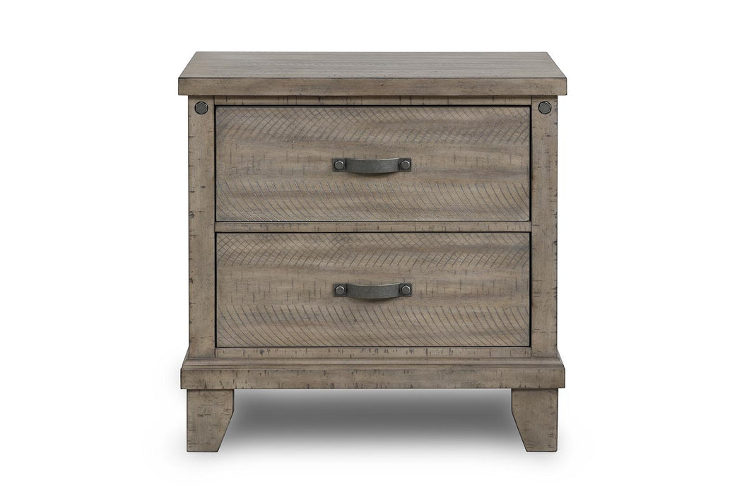 New Classic Furniture Marwick 2 Drawer Nightstand in Sand