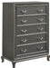 New Classic Furniture Park Imperial 5 Drawer Chest in Pewter image