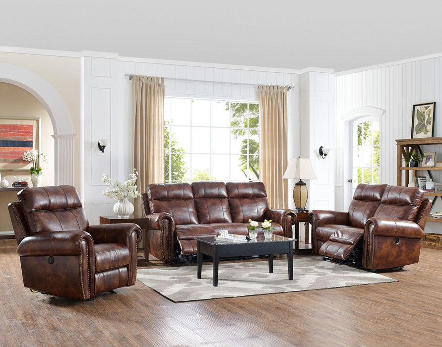 New Classic Roycroft Power Glider Recliner in Pecan