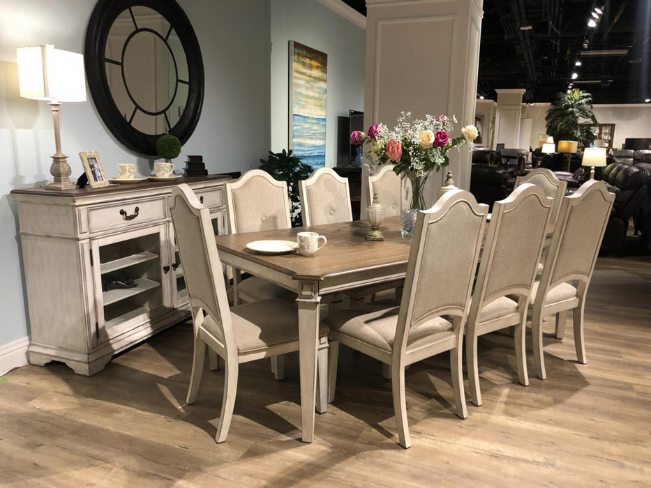 New Classic Furniture Anastasia Server in Antique Bisque