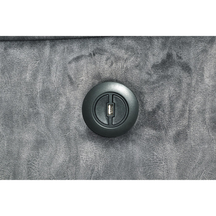 TANGO CONSOLE LOVESEAT W/SPEAKER & PWR FR-SHADOW