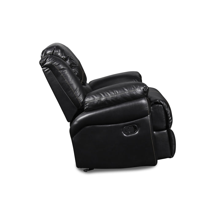 FLYNN GLIDER RECLINER-BLACK