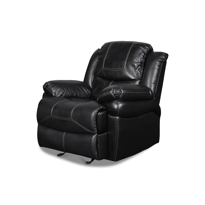 FLYNN GLIDER RECLINER-BLACK