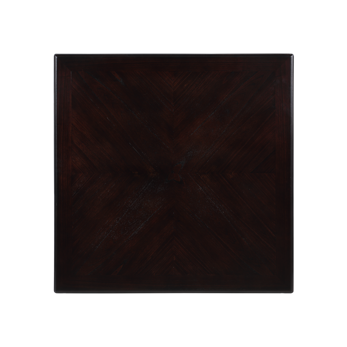 GIA 5PC 42" SQUARE COUNTER TABLE & 4 CHAIRS-EBONY