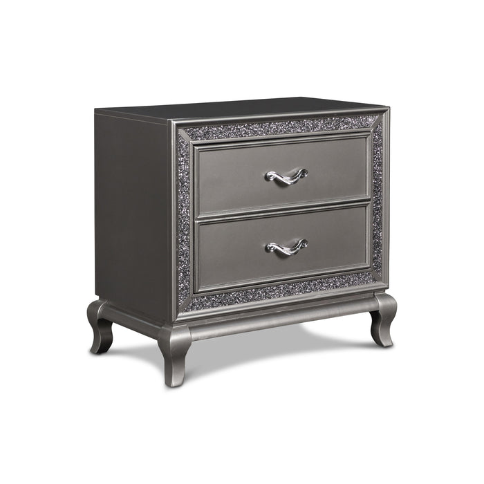 PARK IMPERIAL NIGHTSTAND-PEWTER