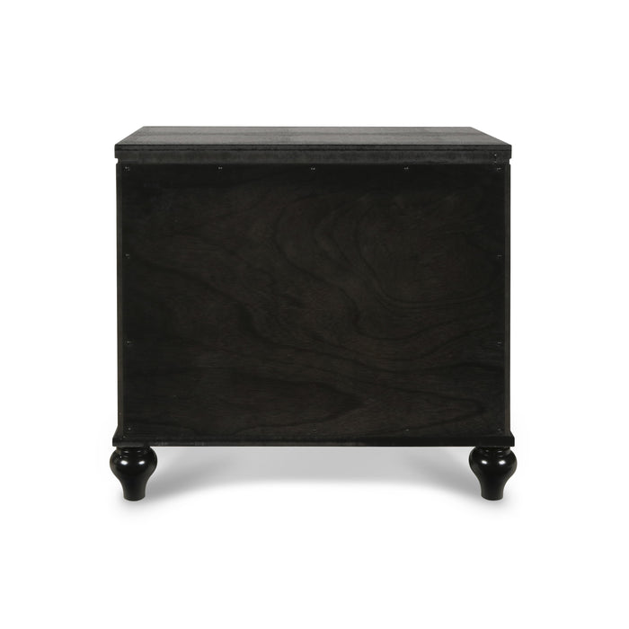 VALENTINO NIGHTSTAND-BLACK