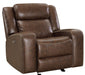 New Classic Furniture Atticus Glider Recliner in Mocha image