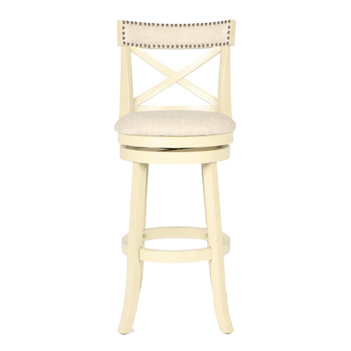 York 29" Bar Stool-White