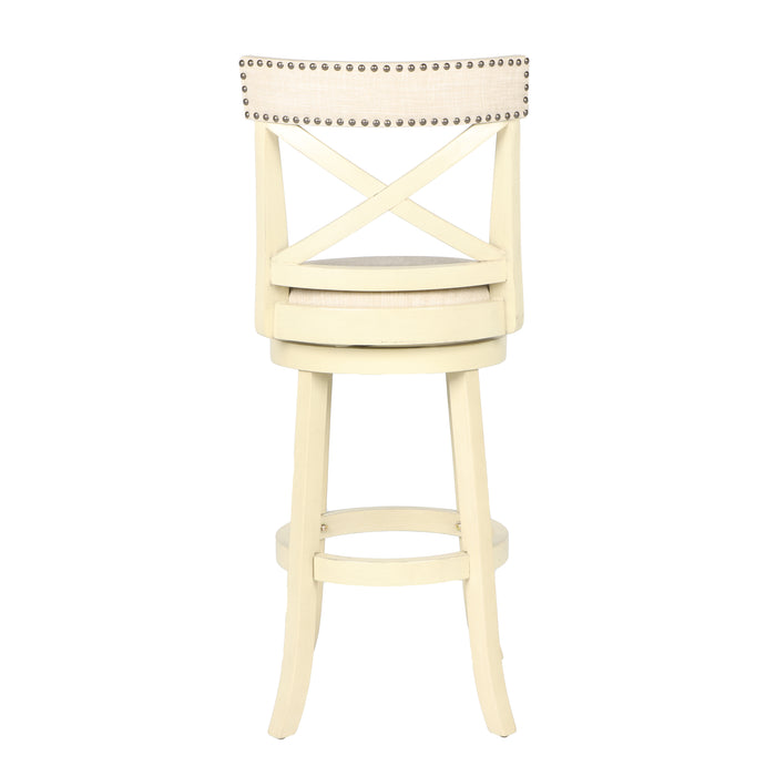 York 29" Bar Stool-White