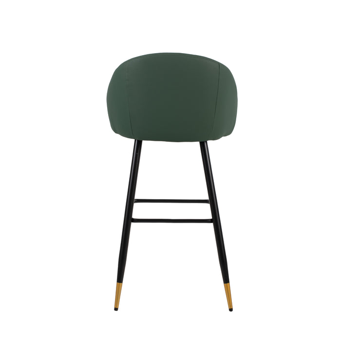 Oliver Green Vegan Leather Bar Chair (2 Per Carton)