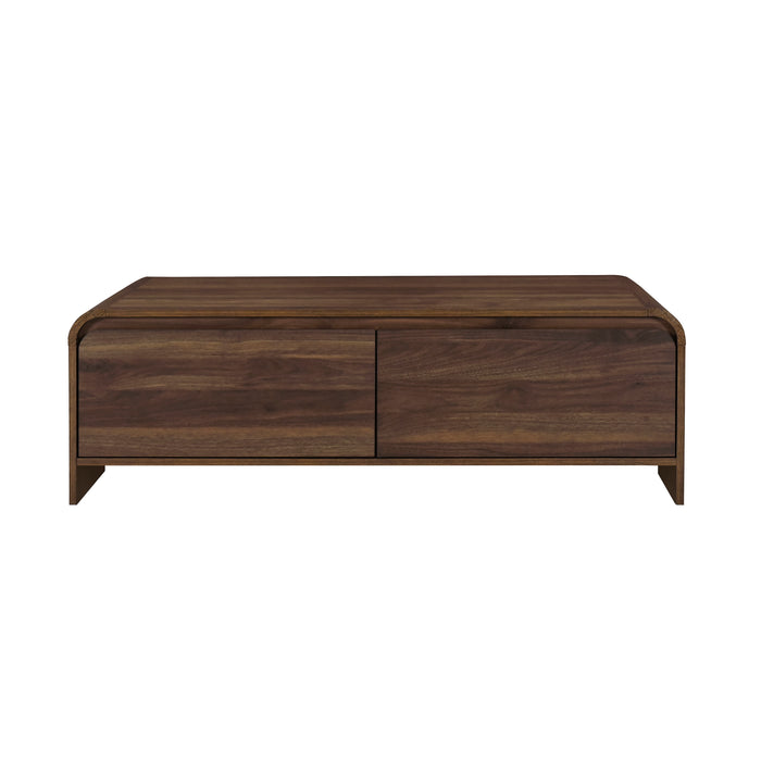 Mara Cocktail Table-Walnut