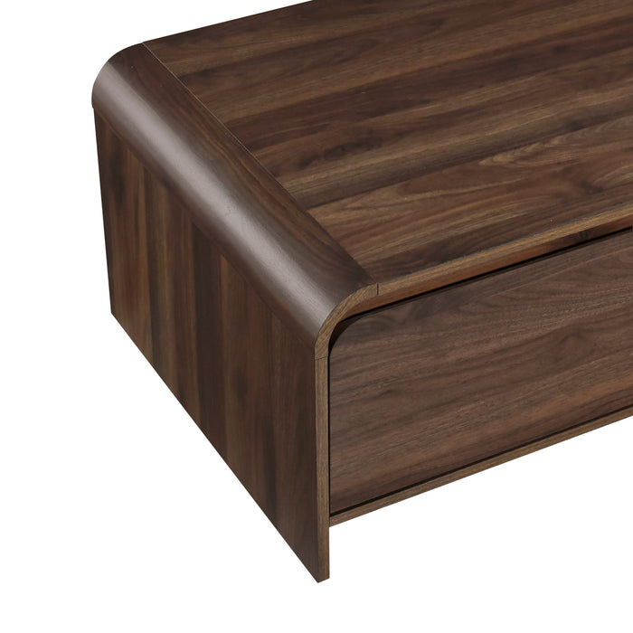 Mara Cocktail Table-Walnut