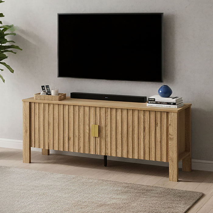 Thayer 47" Two Door Tv Console- Natural