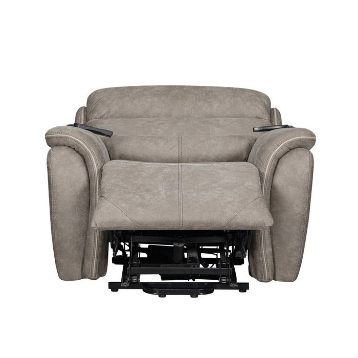 Kamari Power Lift Recliner W/ Heat & Massage-Gray