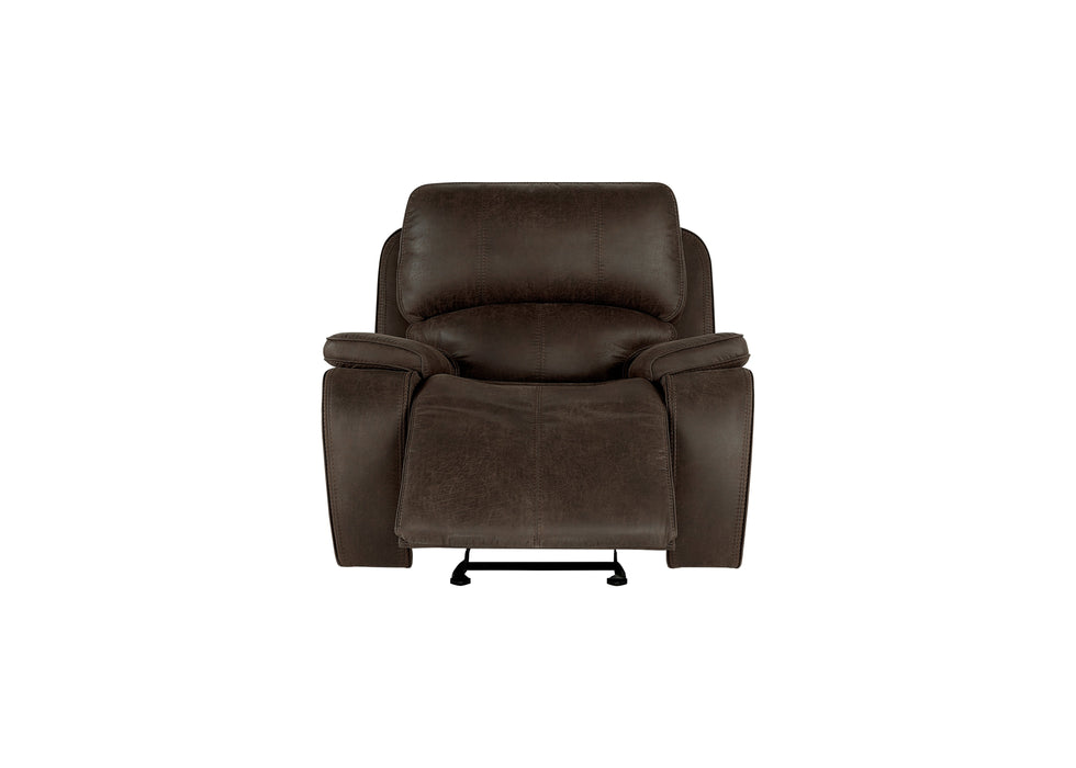 Brookings Glider Recliner W/Pwr Hr & Fr-Brown