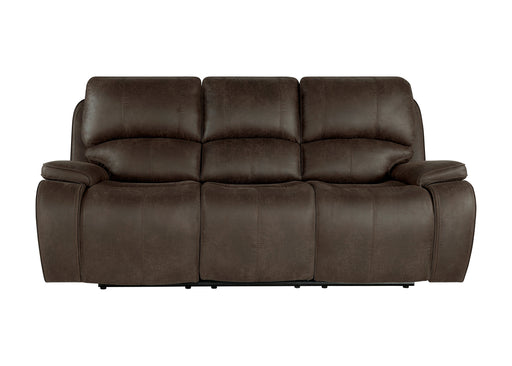 Brookings Sofa W/Pwr Hr & Fr-Brown