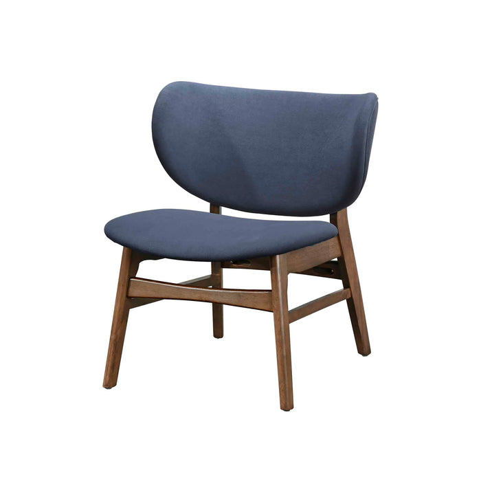 Adler Upholstered Lounge Chair-Blue