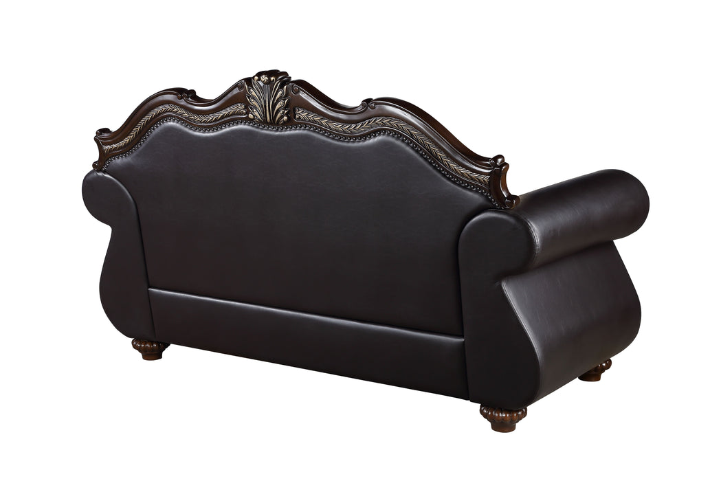 Maximus Loveseat Frame, Seat Cushions, Arms, Legs & 3 Pillows