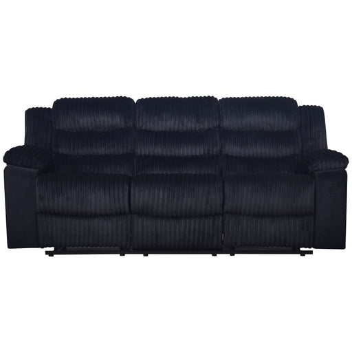 Willow Sofa W/Dual Recliner-Black