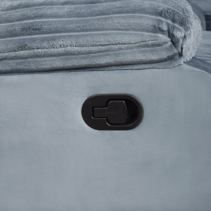 Willow Sofa W/Dual Recliner-Gray