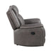 Enzo Glider Recliner- Gray