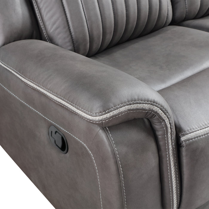 Enzo Glider Recliner- Gray