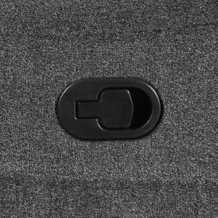 Redondo Glider Recliner W/Heat And Massage-Dk Gray