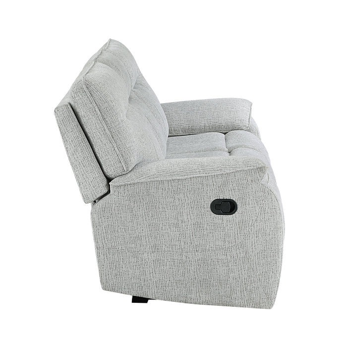 Chablis Reclining Sofa-Mist Gray
