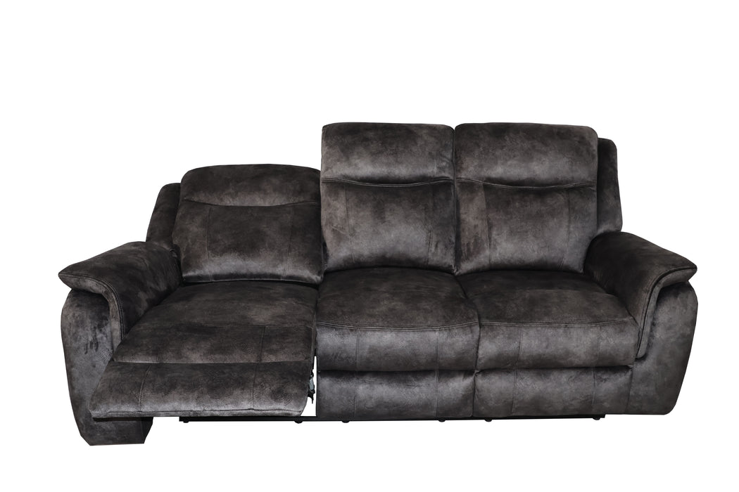 Park City Sofa W/Dual Recliner-Slate