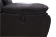 Nikko Sofa W/Pwr Fr-Brown