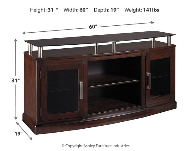Chanceen 60" TV Stand with Electric Fireplace