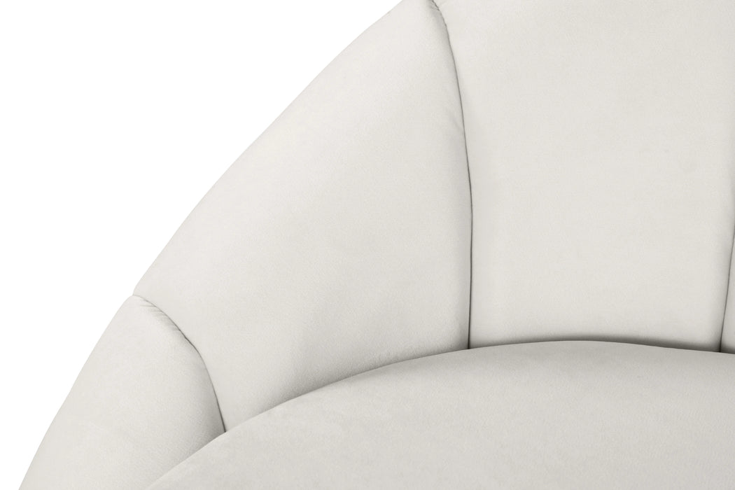 Shelly Cream Velvet Chair