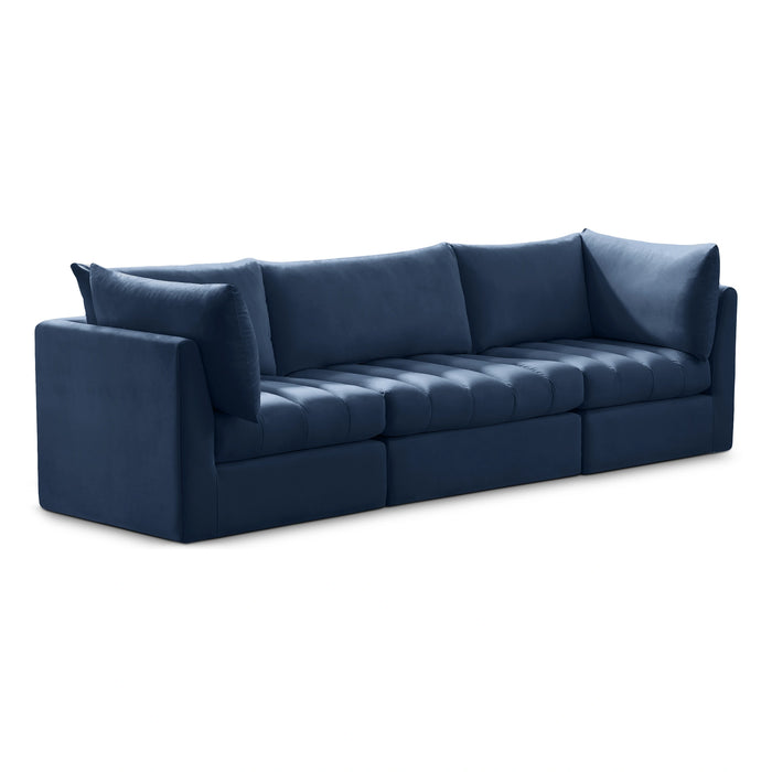 Jacob Navy Velvet Modular Sofa